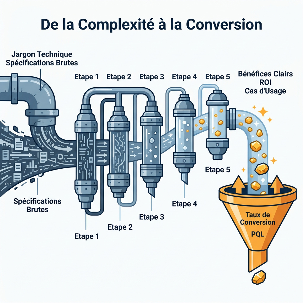 Infographie : Traduire une offre tech en langage business pour améliorer la qualité des leads