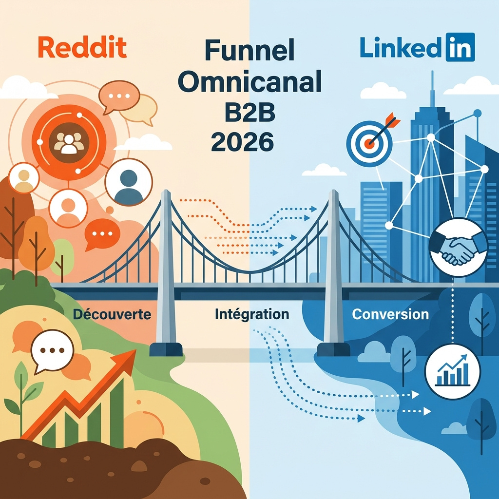 Infographie : Reddit vs LinkedIn : quel canal choisir pour une marque B2B ?