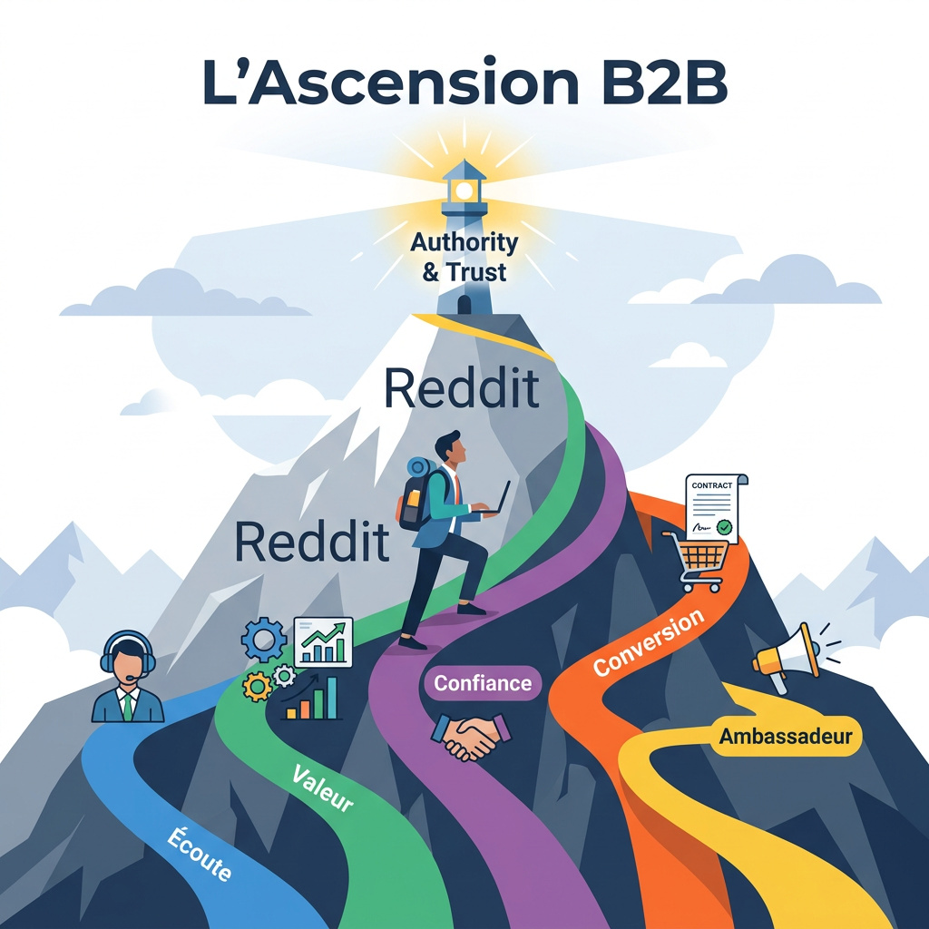 Infographie : reddit b2b