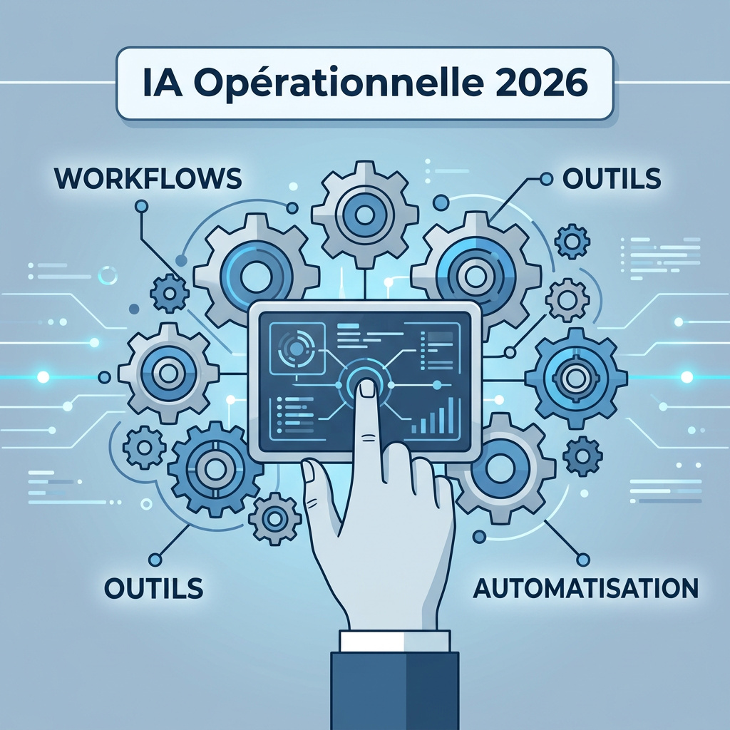 Infographie : L'IA opérationnelle en 2026 : use cases, workflows et outils