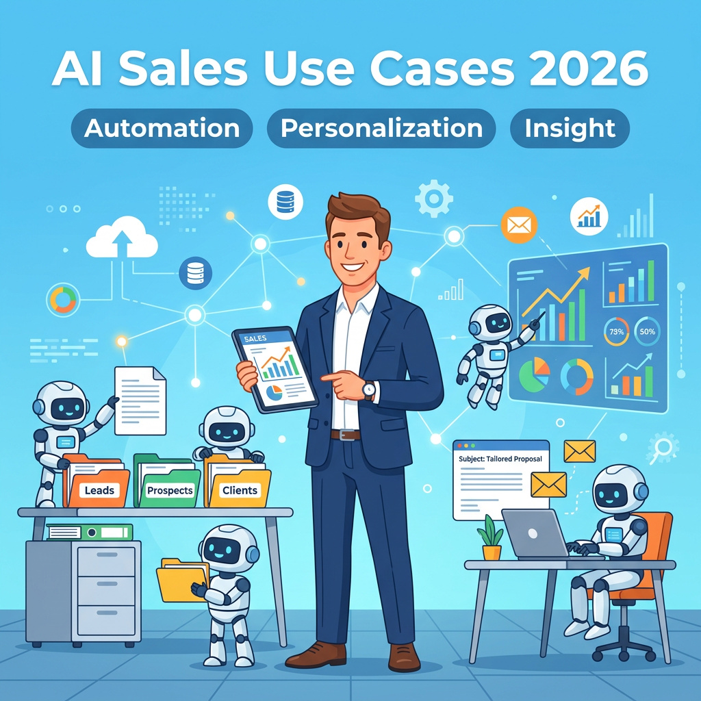 Infographie : Les meilleurs use cases IA pour la vente