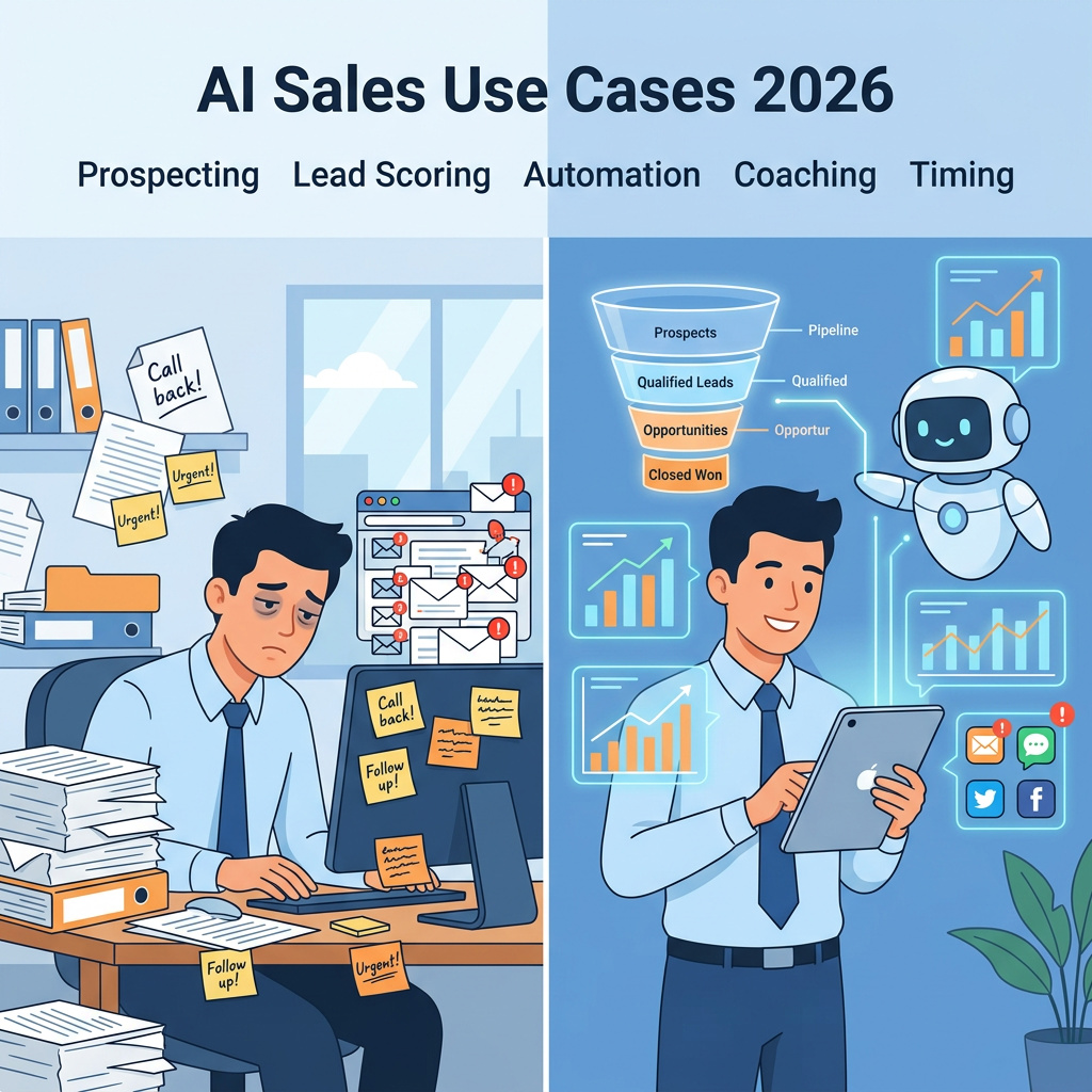 Infographie : Les meilleurs use cases IA pour la vente