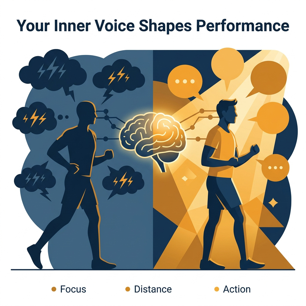 Infographie : Le dialogue intérieur : pourquoi ce que tu te dis change tout à ta performance
