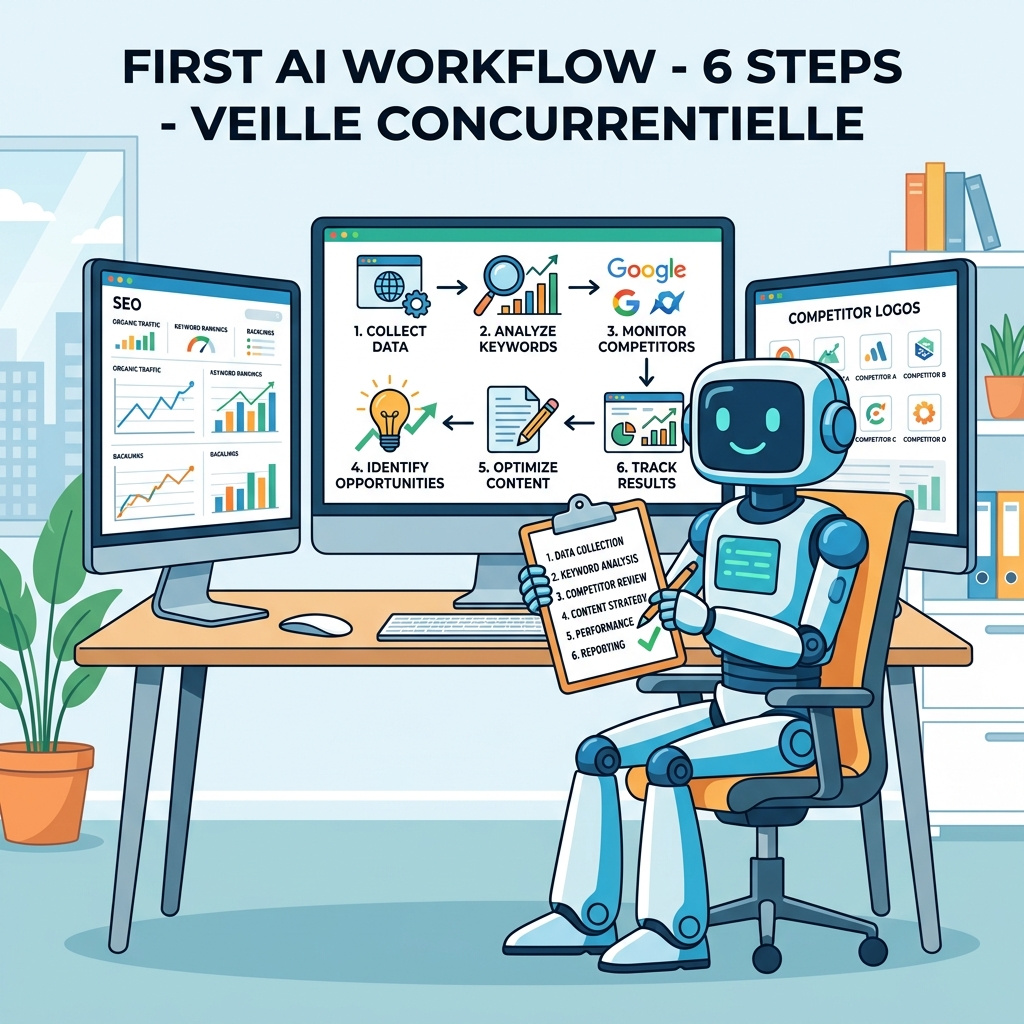 Infographie : Créer son premier workflow d'agent pas à pas