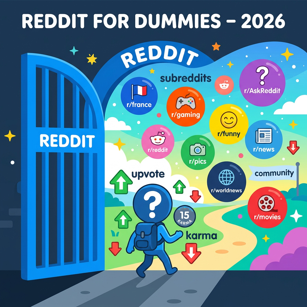 Infographie : Qu'est-ce que Reddit ? Le guide complet pour les nuls (version 2026)