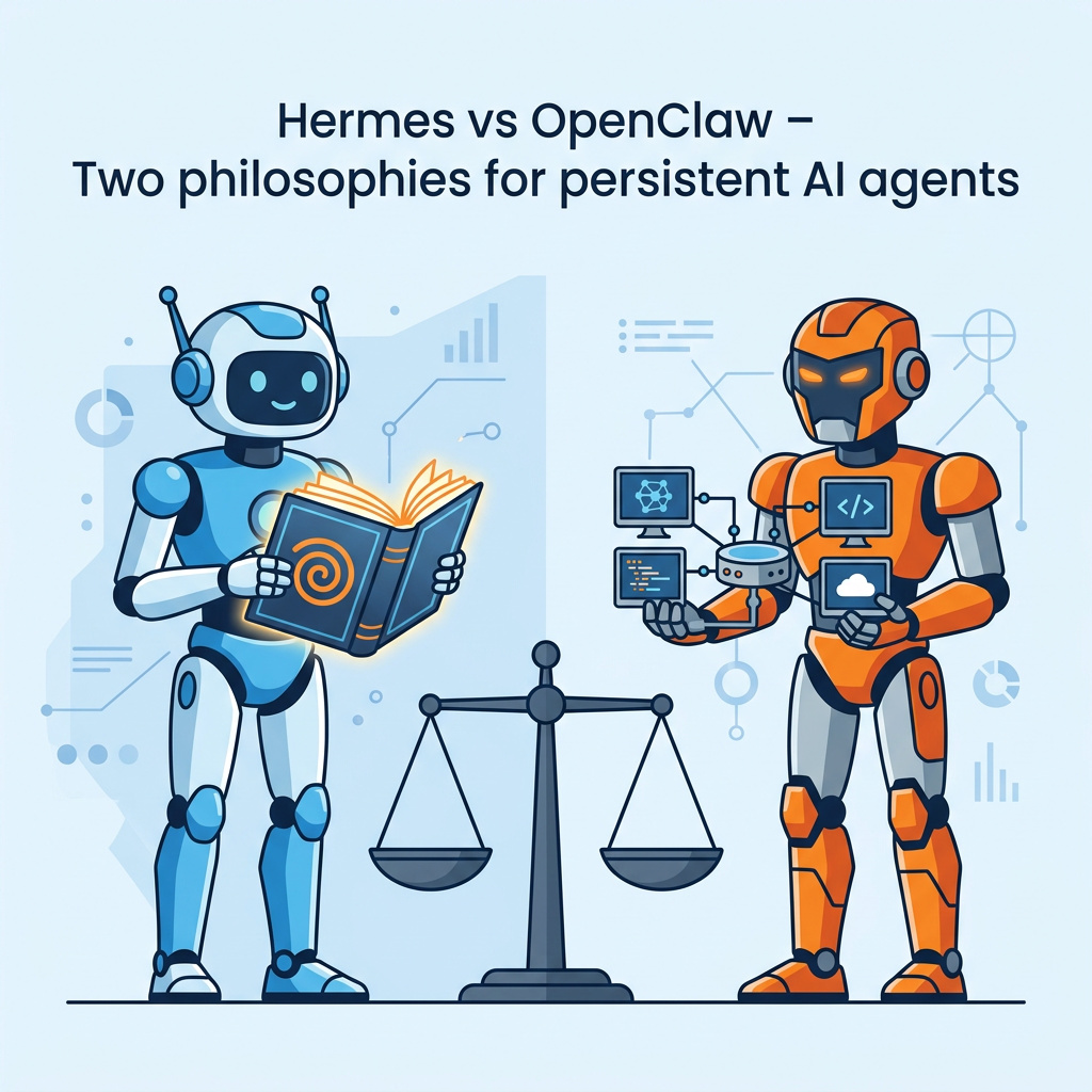 Infographie : Hermes vs OpenClaw