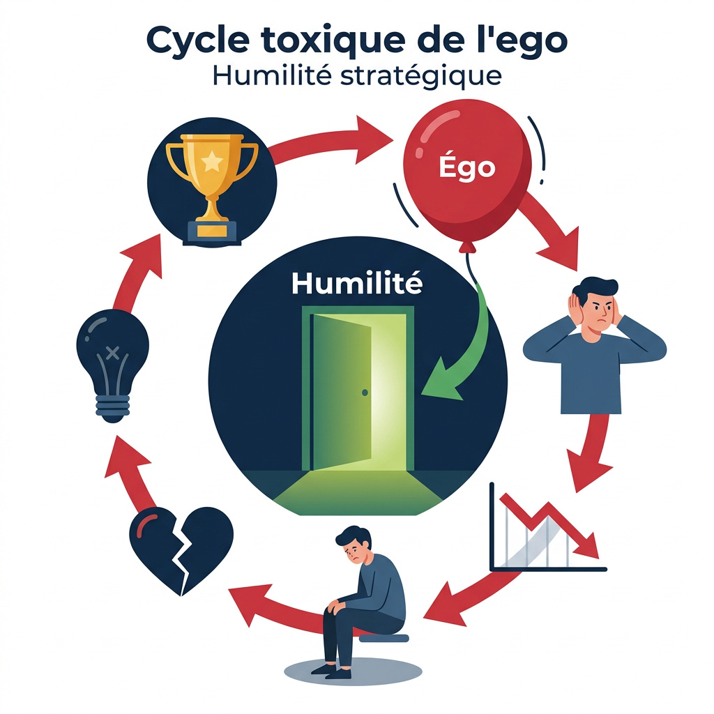 Infographie : Pourquoi l’ego bloque la progression professionnelle