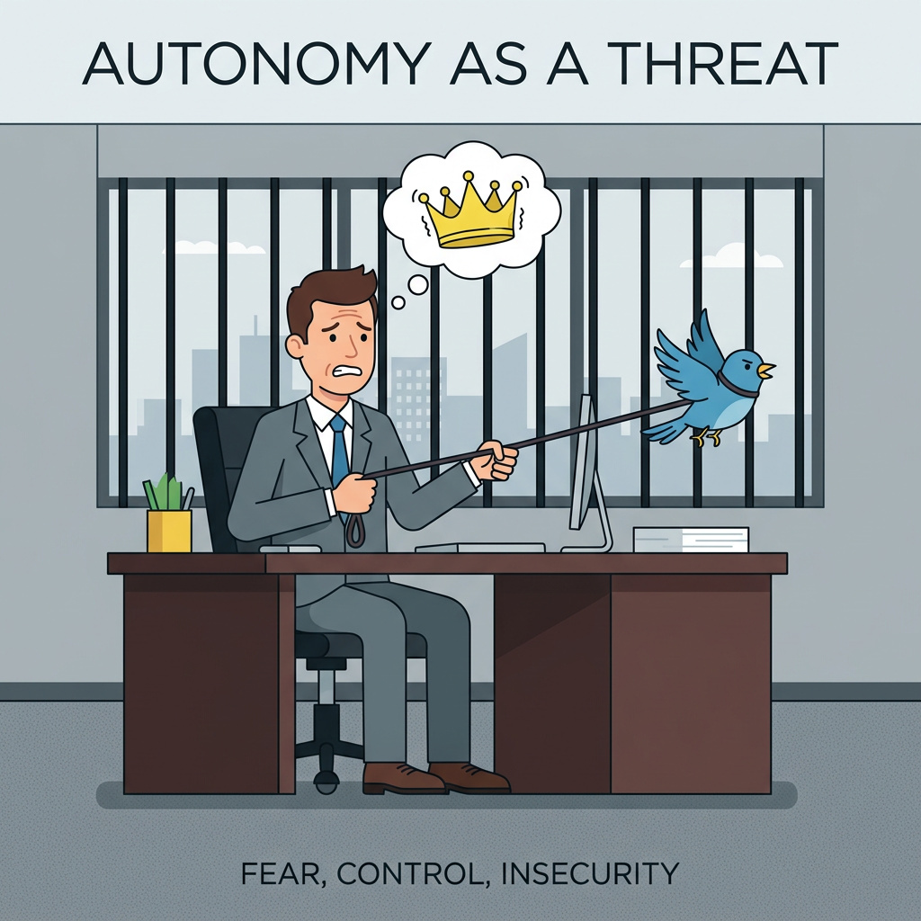 Infographie : Pourquoi certains managers voient l’autonomie comme une menace
