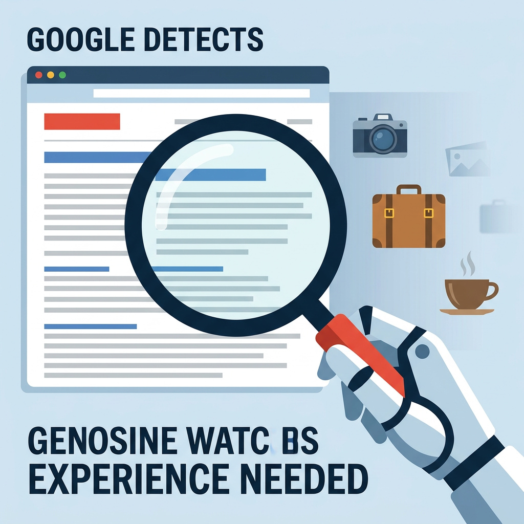 Infographie : Google détecte de plus en plus les contenus sans expérience réelle
