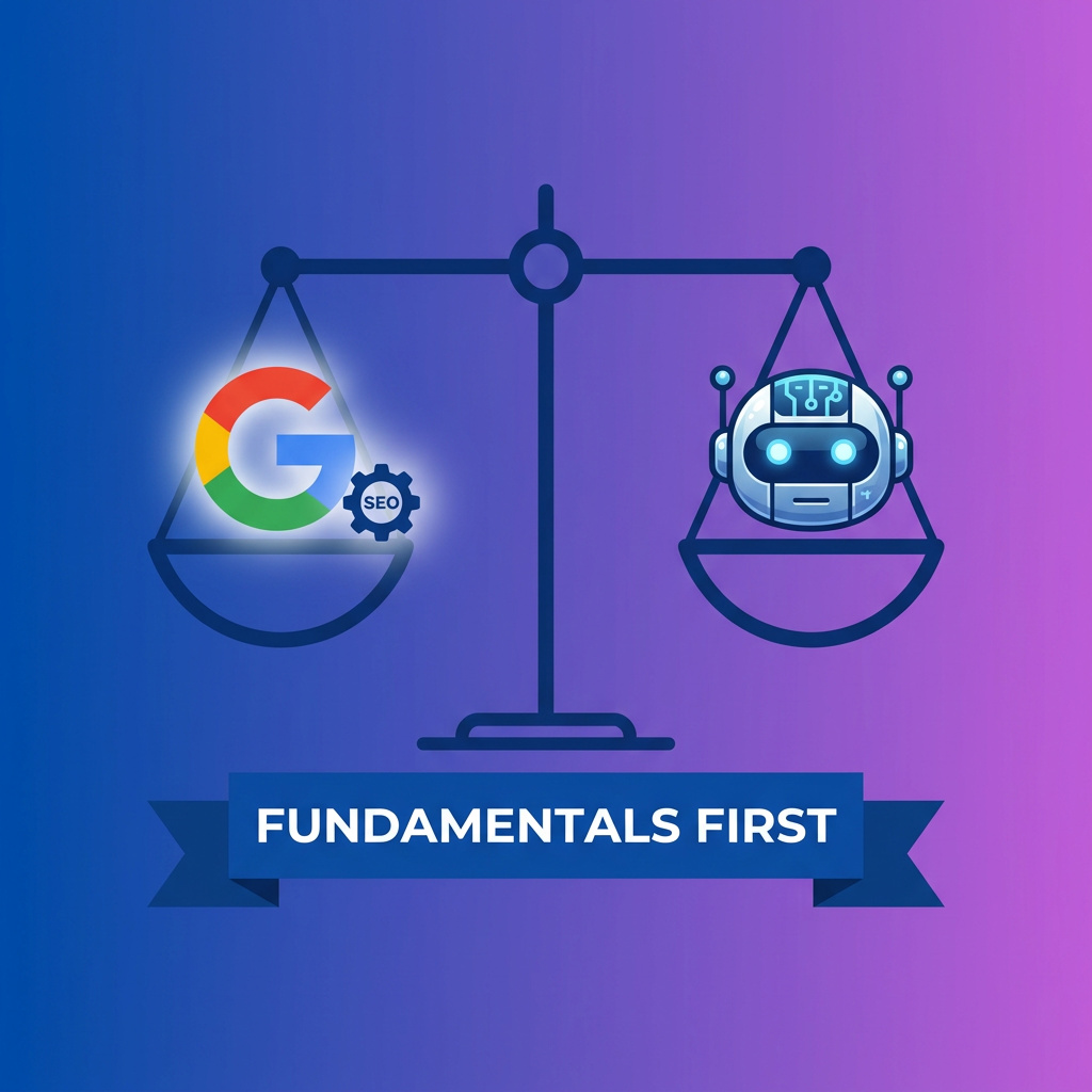 Infographie : Google vient de calmer le marché GEO : les fondamentaux SEO n’ont jamais été aussi importants