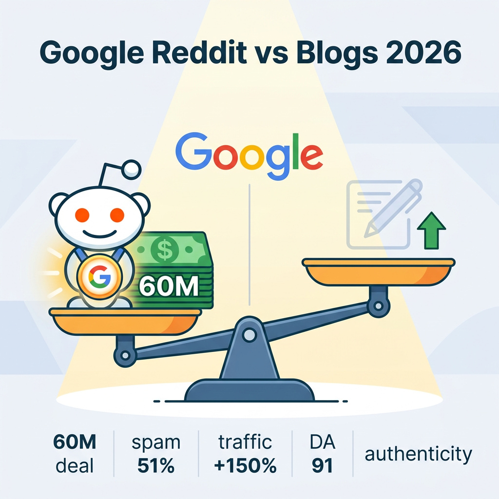 Infographie : Google préfère-t-il Reddit aux blogs ?
