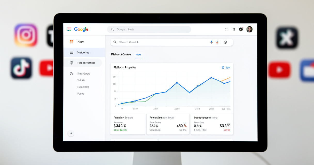 Google lance les "platform properties" dans Search Console : suivi de vos comptes sociaux